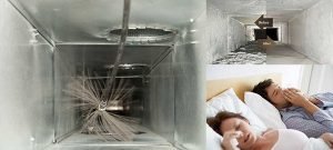 cleaned air in home from dust